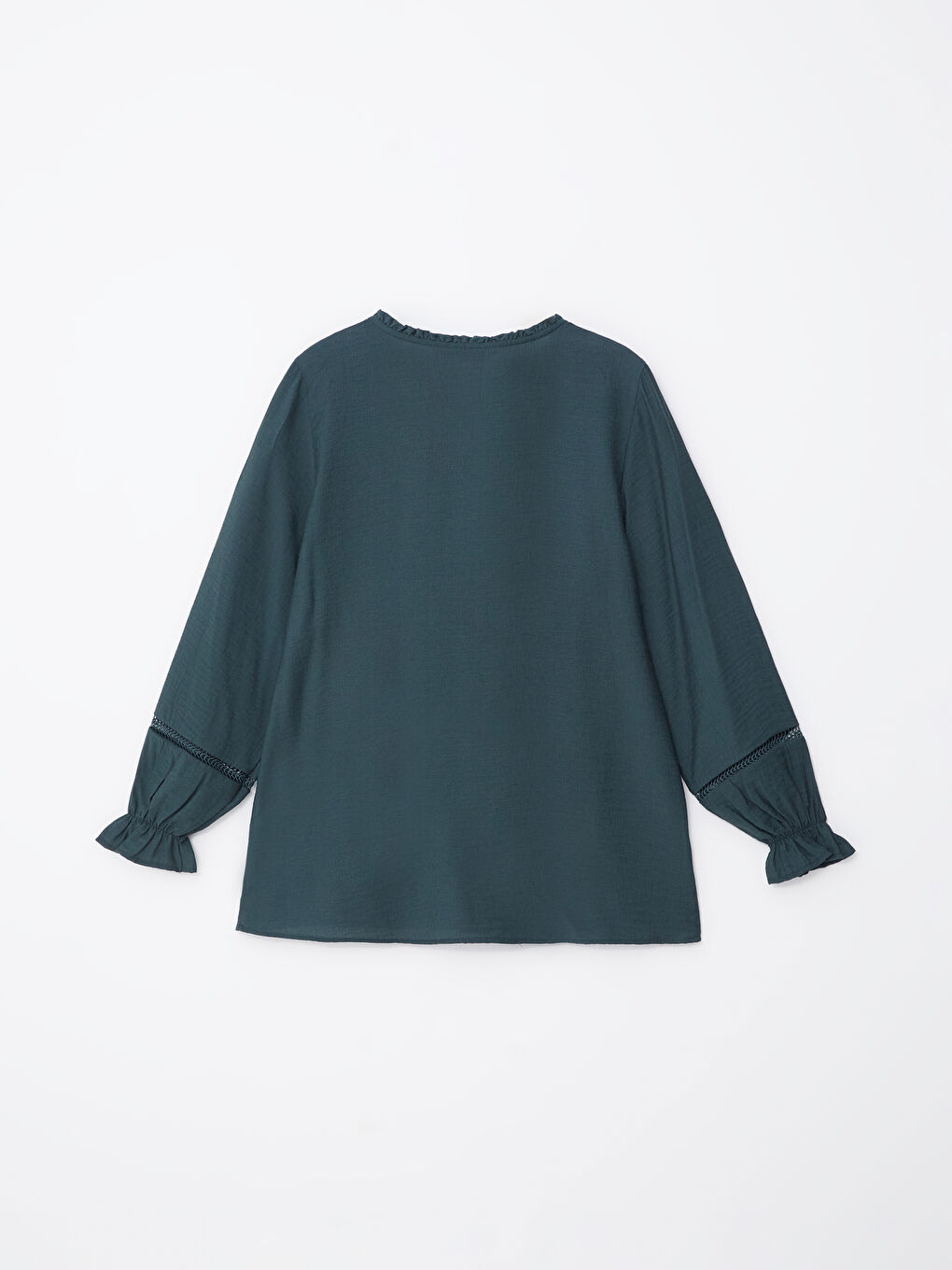 LCW Grace Tie Neck Women's Blouse -W56583Z8-HQM