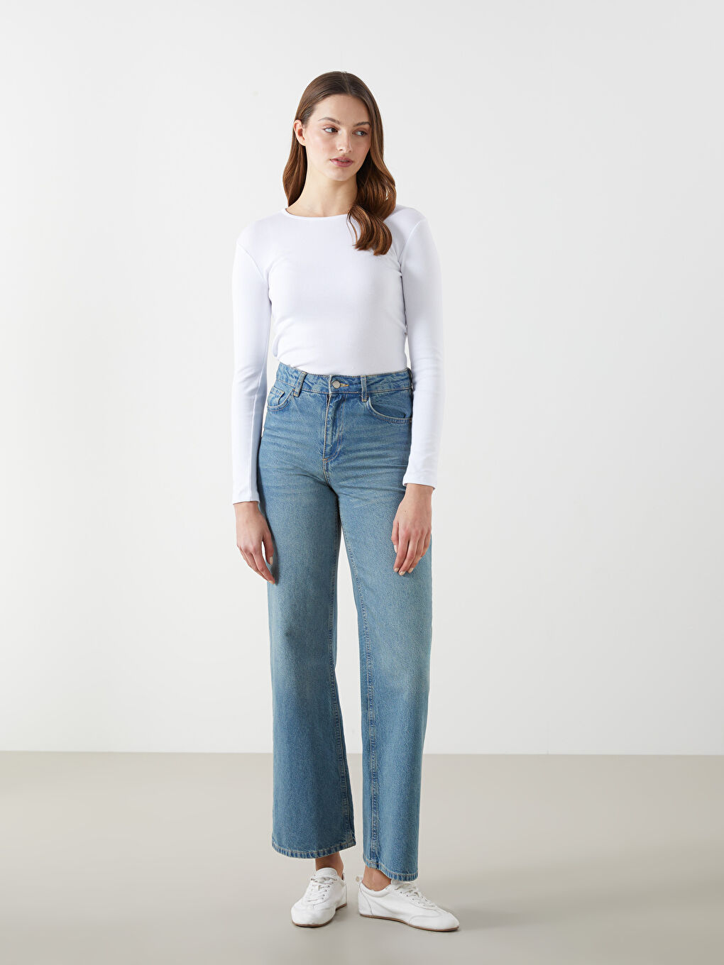 LCWAIKIKI Basic Crew Neck Women's Body -W4LY21Z8-Q6K