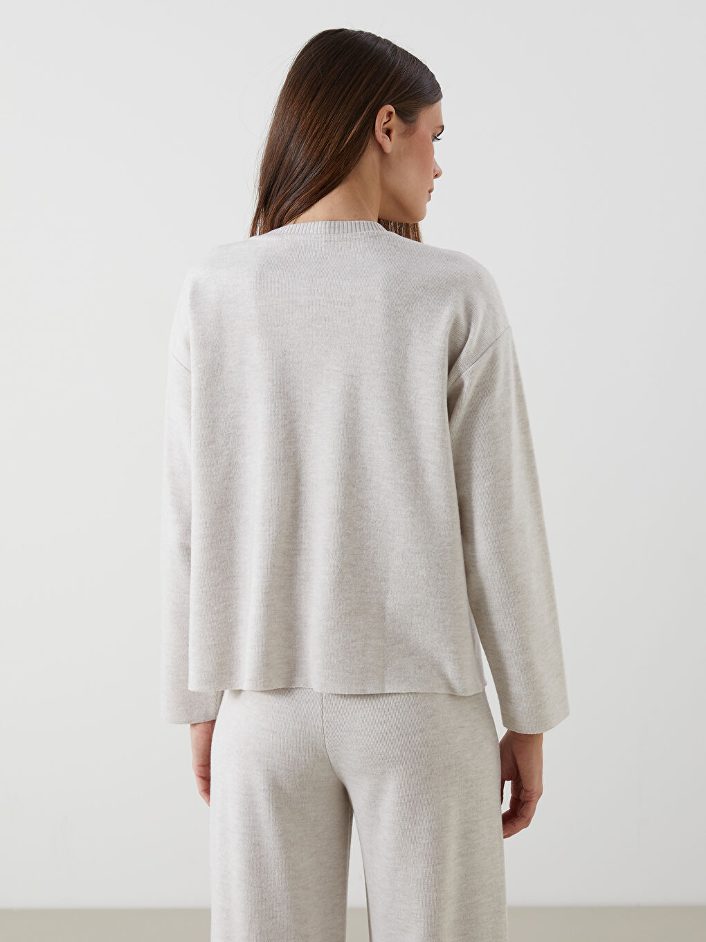 LCW Vision Crew Neck Women's Knitwear Sweater -W4LY30Z8-D2Y