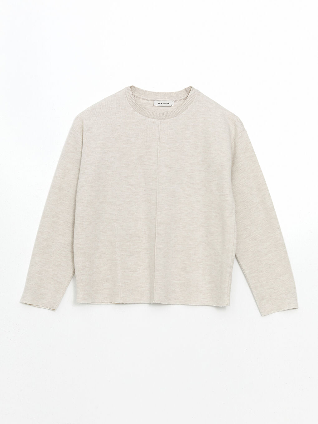 LCW Vision Crew Neck Women's Knitwear Sweater -W4LY30Z8-D2Y