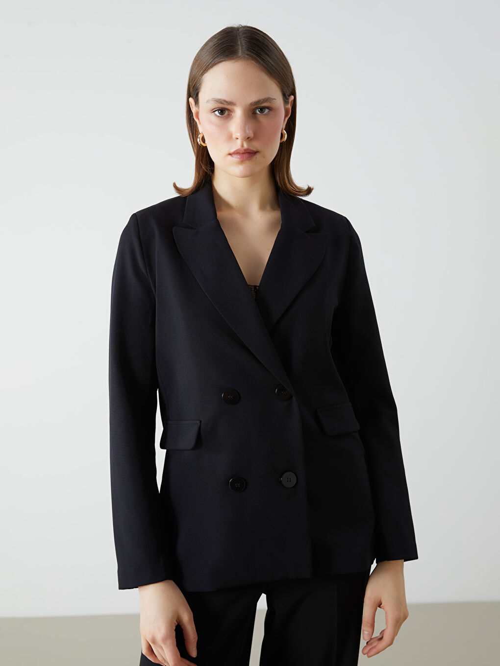 Regular Fit Women's Blazer Jacket
