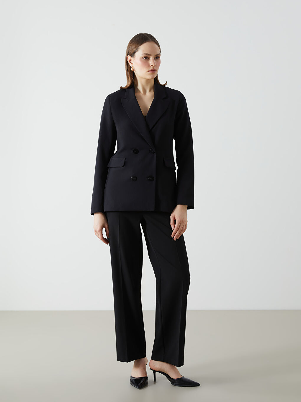 Regular Fit Women's Blazer Jacket-1