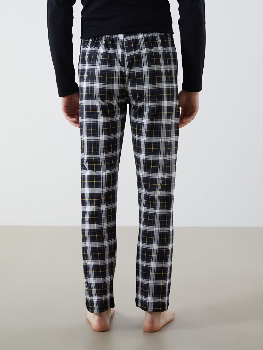 LC WAIKIKI Standart Kalıp Ekose Erkek Pijama Alt -W4LY73Z8-LQJ