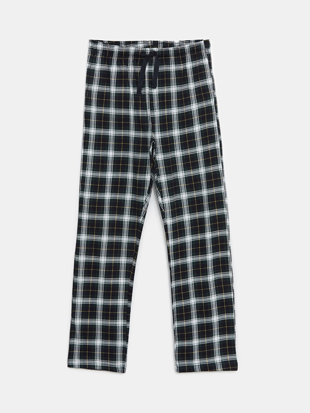 Regular Fit Plaid Men's Pyjama Bottoms -W4LY73Z8-LSJ