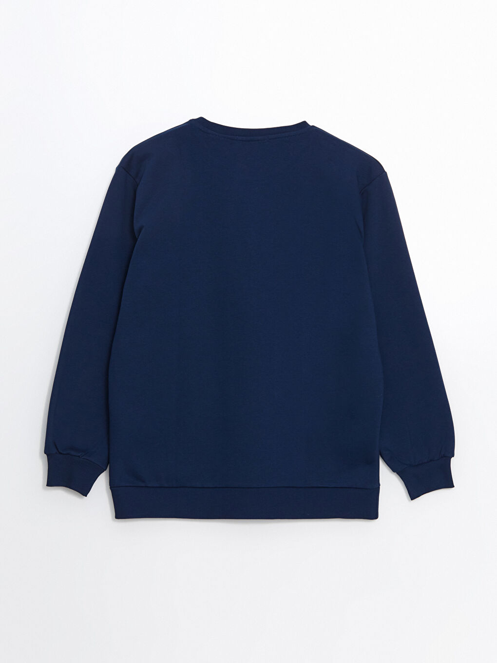 تيشيرت نسائي واسع الحجم مطبوع برقبة دائرية-6