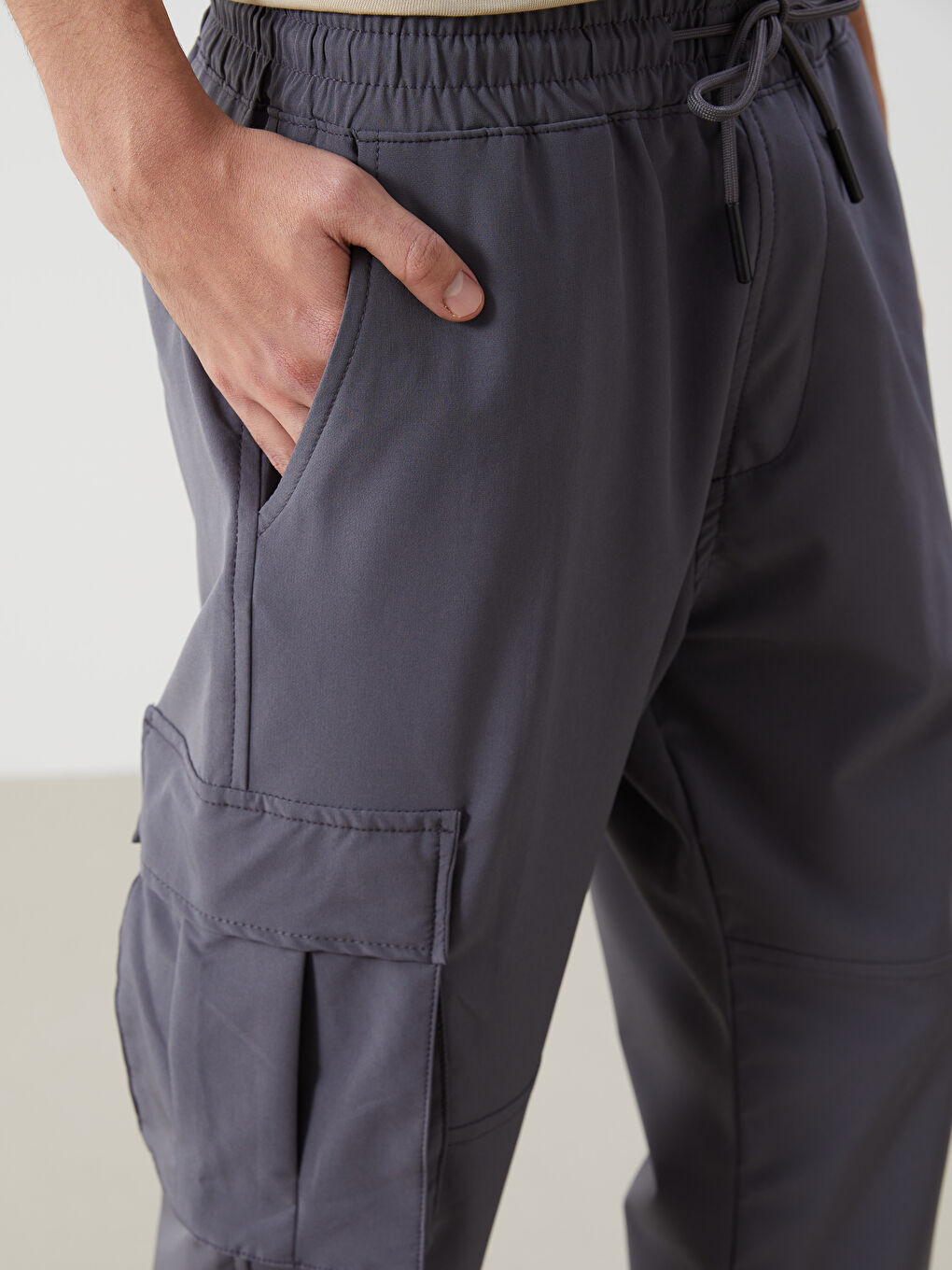 XSIDE ACTIVE Antrasit Slim Fit Erkek Jogger Eşofman Altı - 2