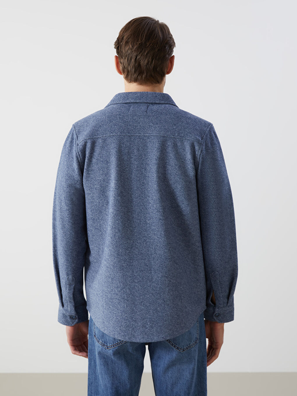 Mavi Regular Fit Uzun Kollu Erkek Gömlek Ceket-3