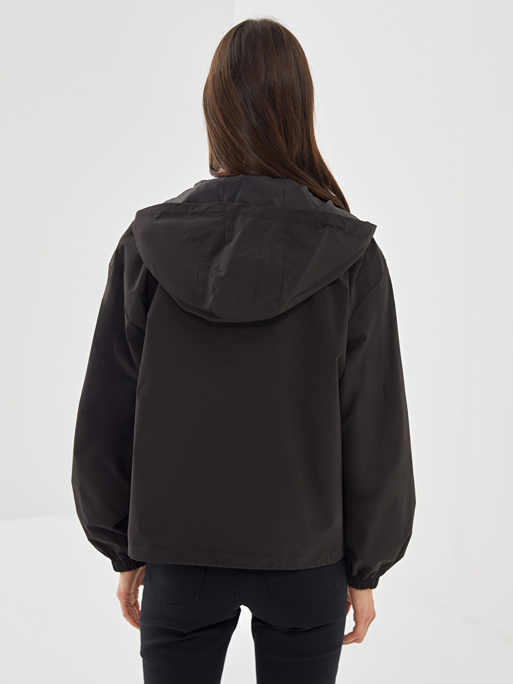 LCW Vision Hooded Women's Raincoat -W57755Z8-CVL