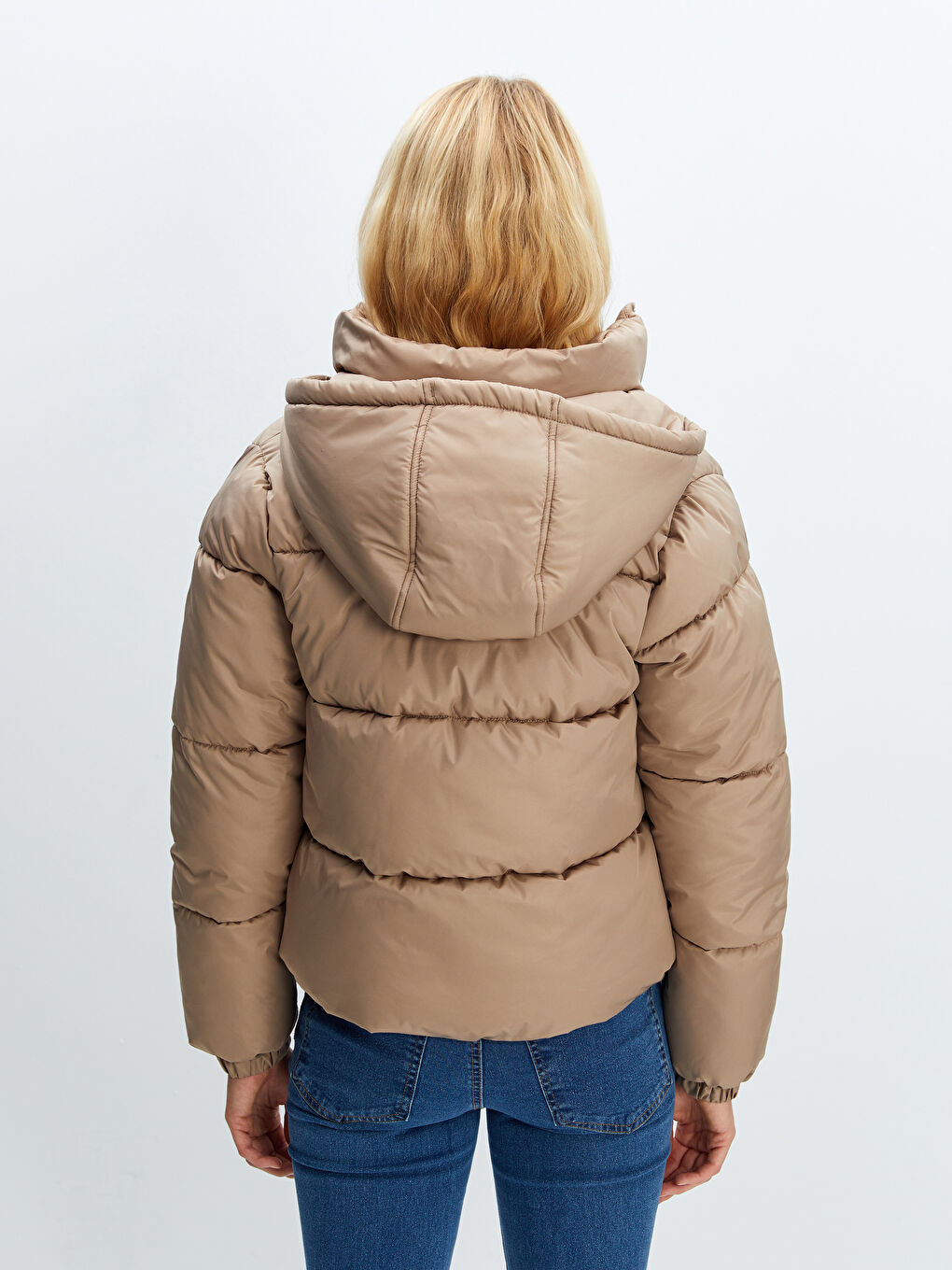 Ženska Puffer Jakna sa Kapuljačom-9