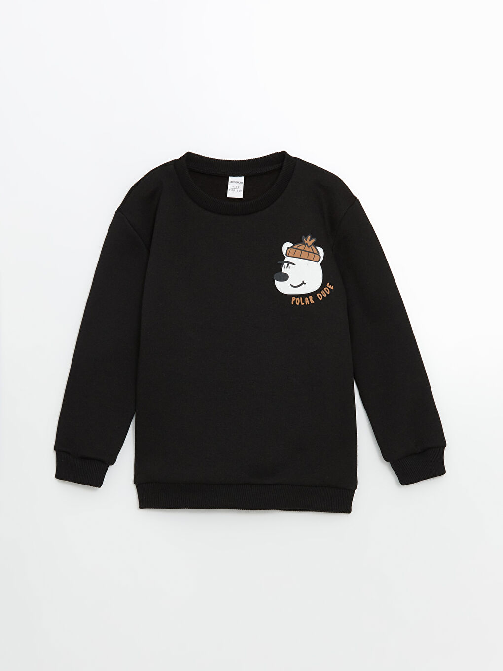 LCW Kids Ekru Bisiklet Yaka Baskılı Erkek Çocuk Sweatshirt 2'li - 4