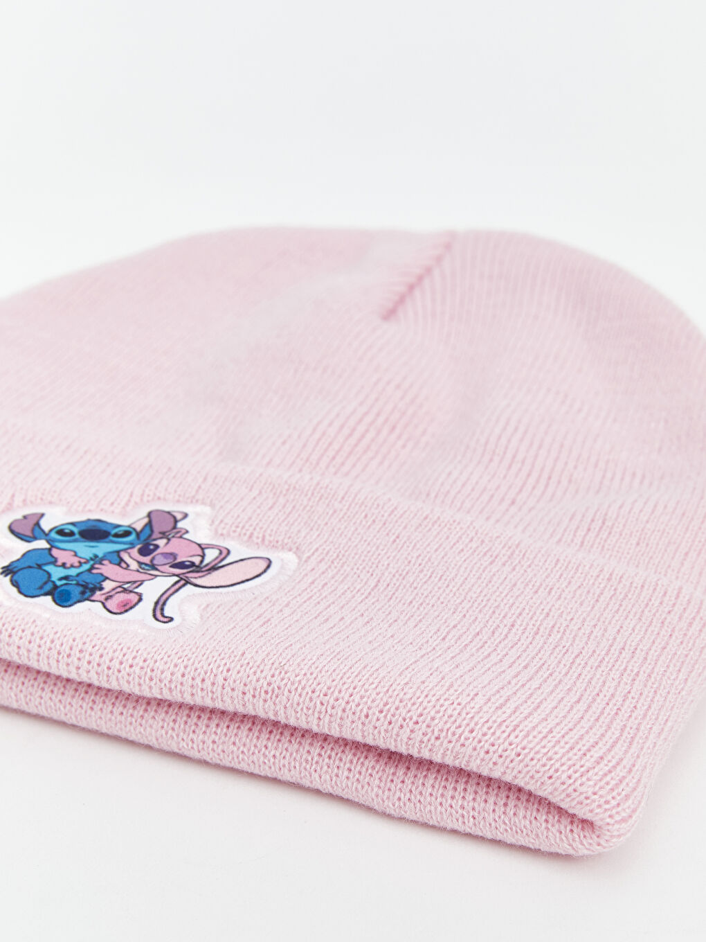 LCW ACCESSORIES Pembe Lilo ve Stitch Nakışlı Kız Çocuk Bere - 2