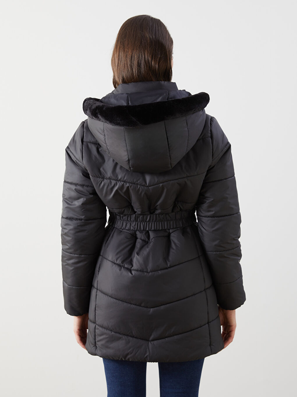 LCWAIKIKI Classic Hooded Women's Puffer Coat -W4M080Z8-CVL