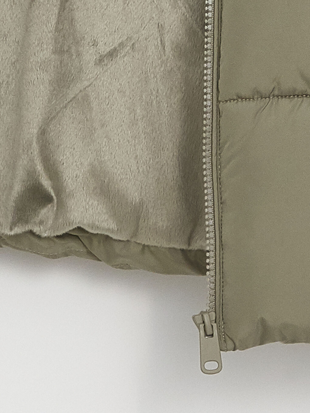 Women's Hooded Plain Puffer Coat-13