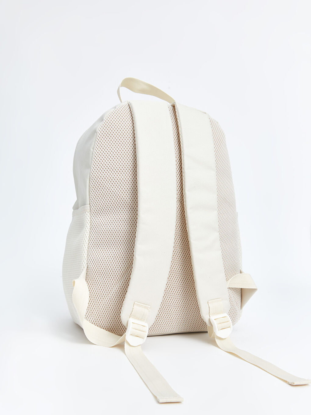 Bej Çok Bölmeli Kadın Sırt Çantası-9