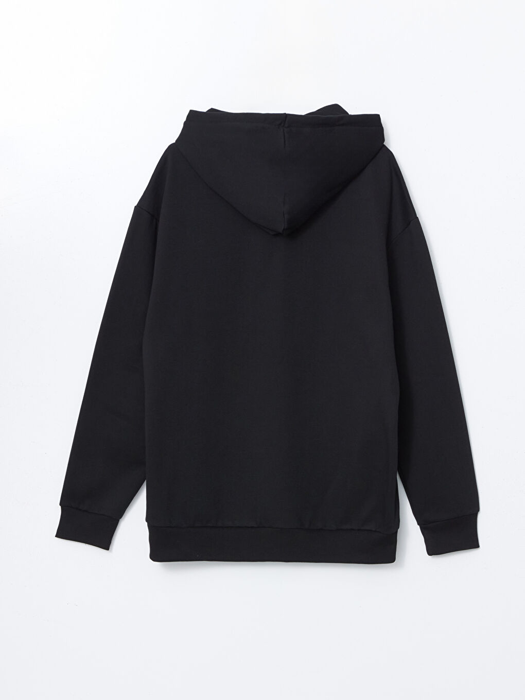 هودي مطبوع كم طويل للرجال-5