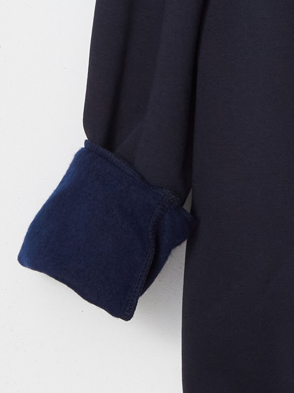 هودي مطبوع كم طويل للرجال-6