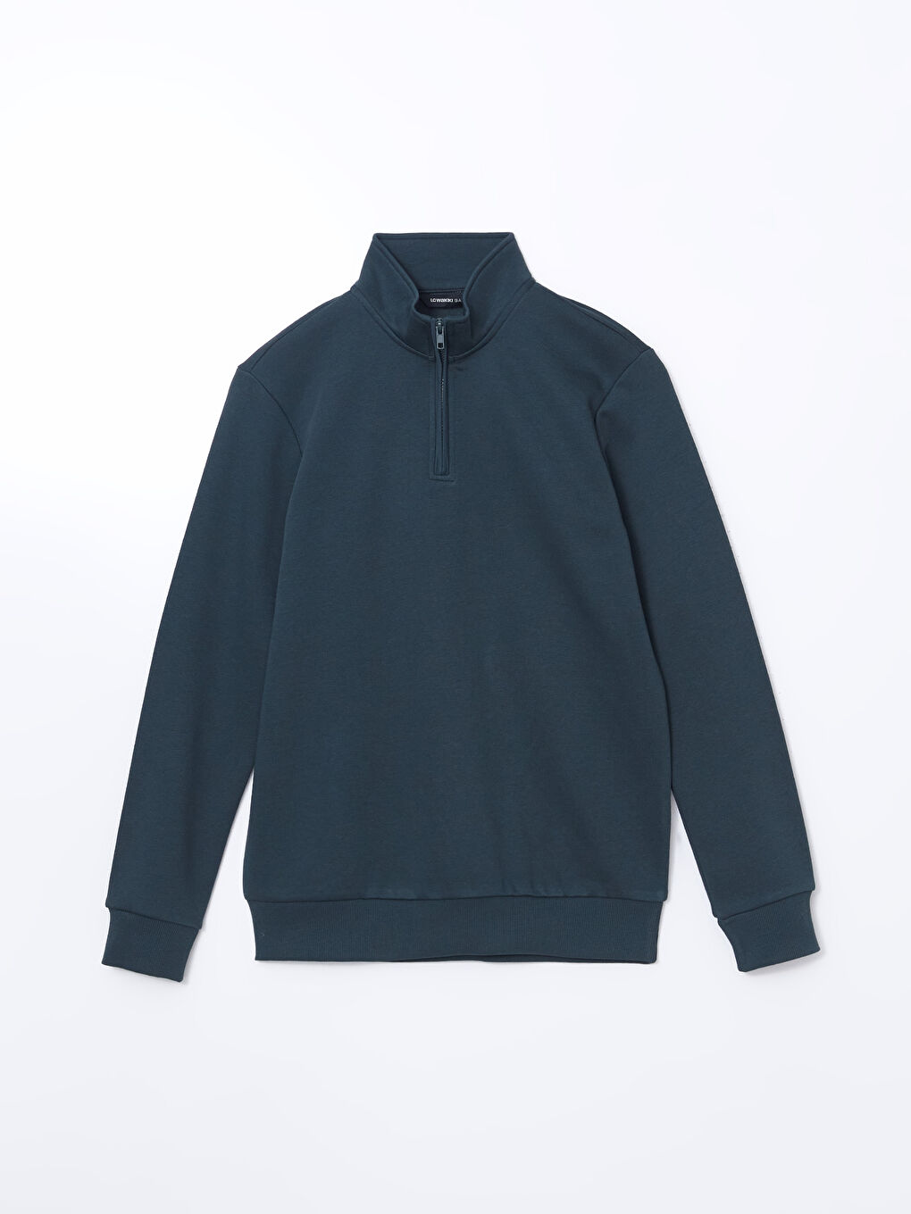 Funnel Neck Long Sleeve Men's Thick Sweatshirt-8