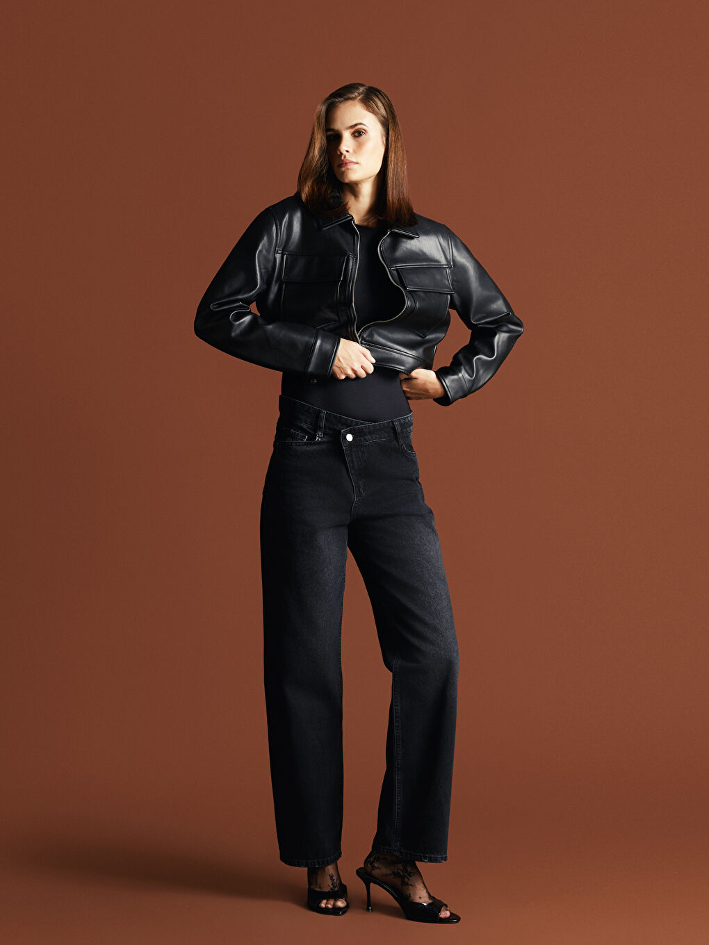 LCW Jeans Straight Fit Women's Jeans -W4M154Z8-327