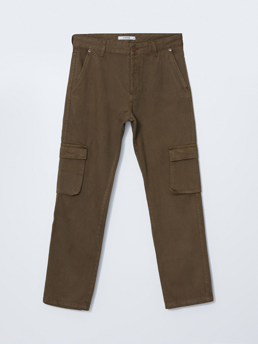 Standard Fit Men's Cargo Trousers-4