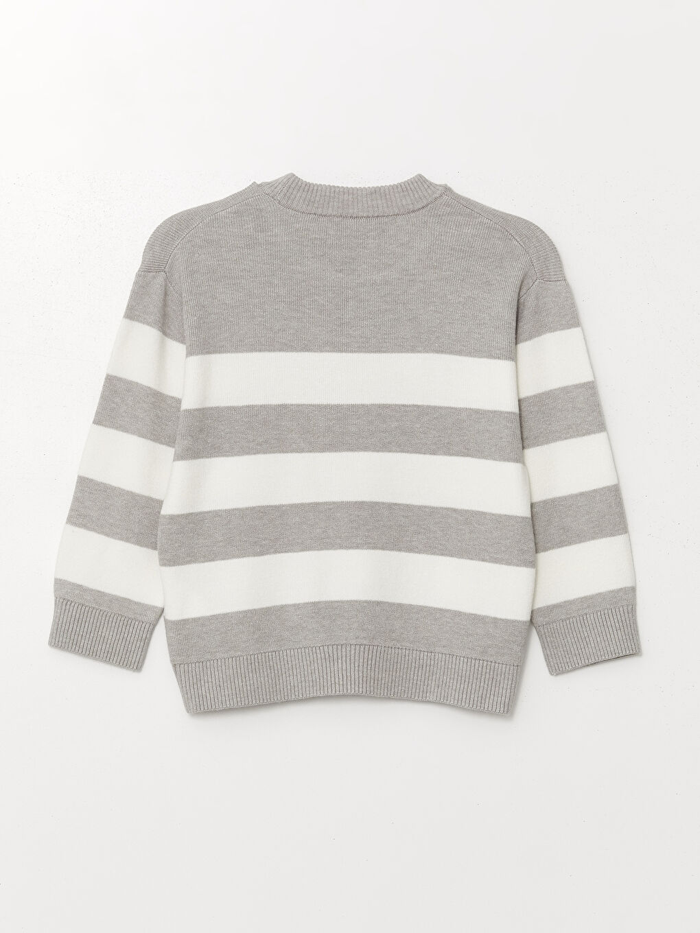 Crew Neck Striped Boys Knitwear Sweater-3