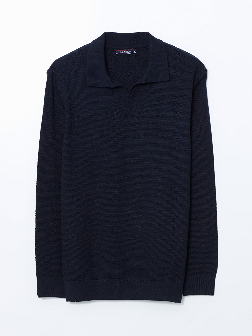 SOUTHBLUE Polo Neck Long Sleeve Men's Knitwear Sweater -W4M225Z8-RFH
