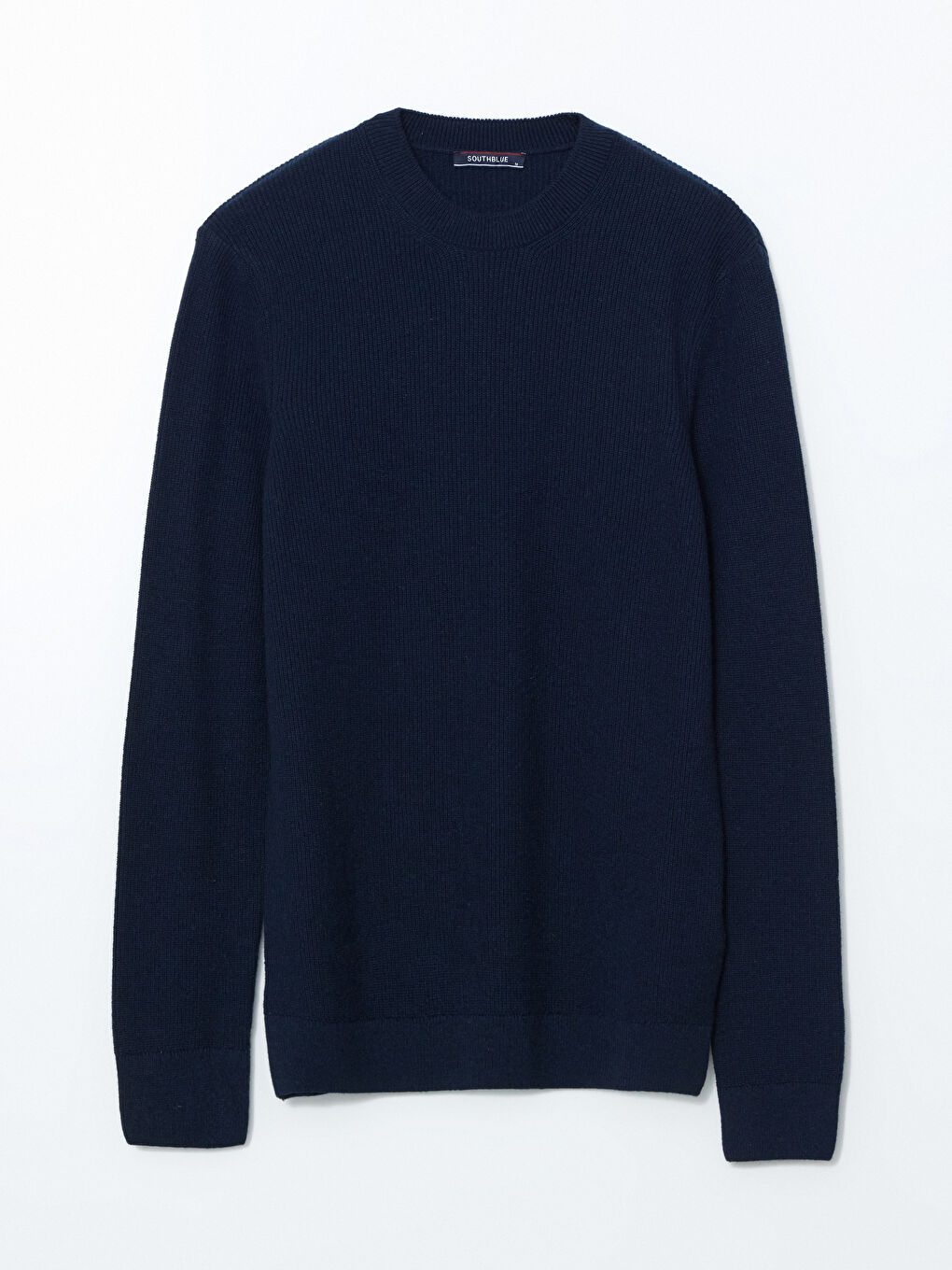 Lacivert Bisiklet Yaka Erkek Triko Kazak-4