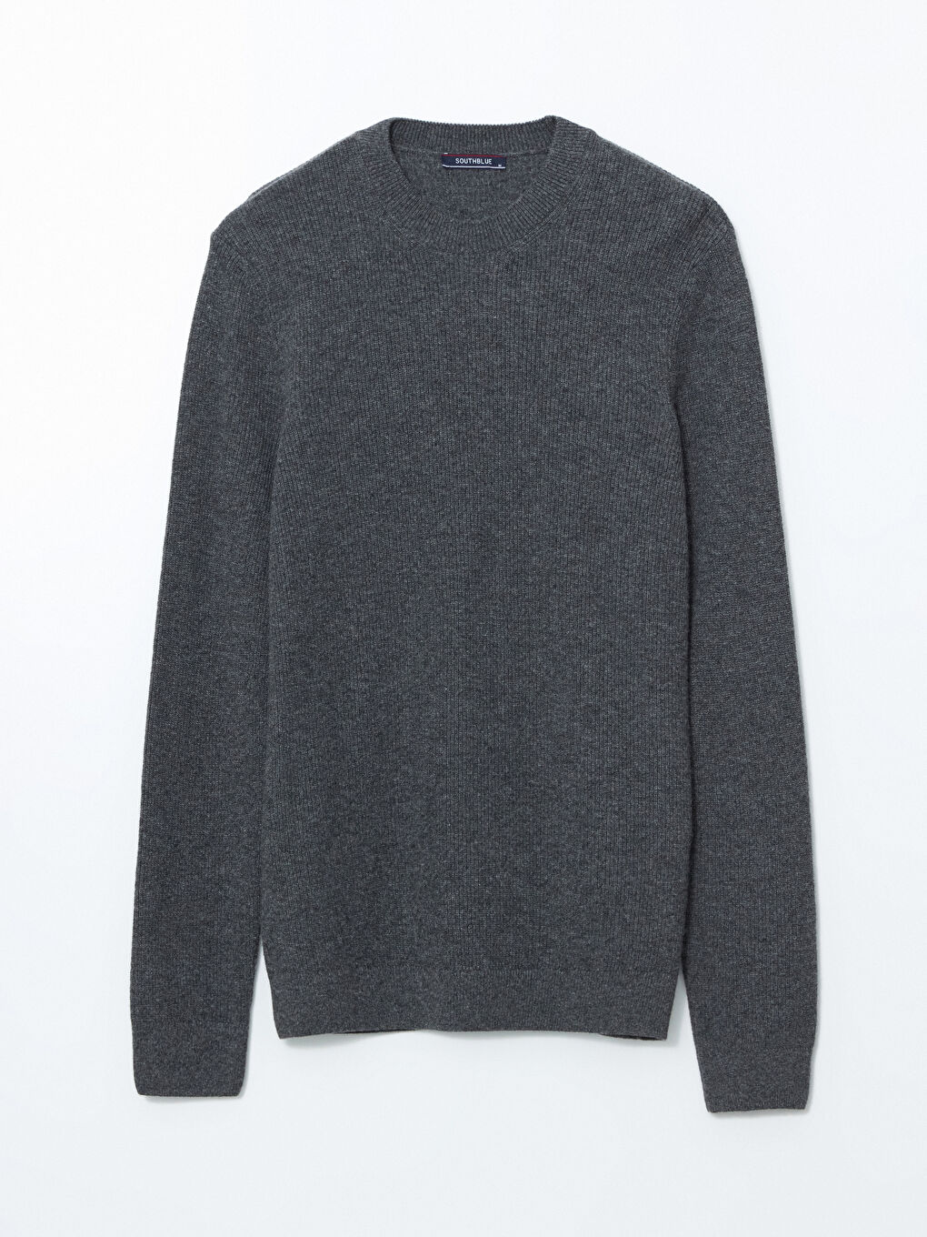 Antrasit Bisiklet Yaka Erkek Triko Kazak-4