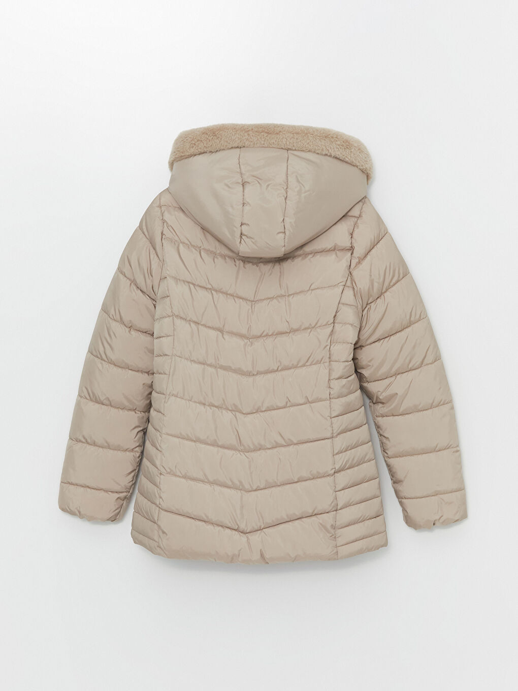 Hooded Women's Puffer Coat-7