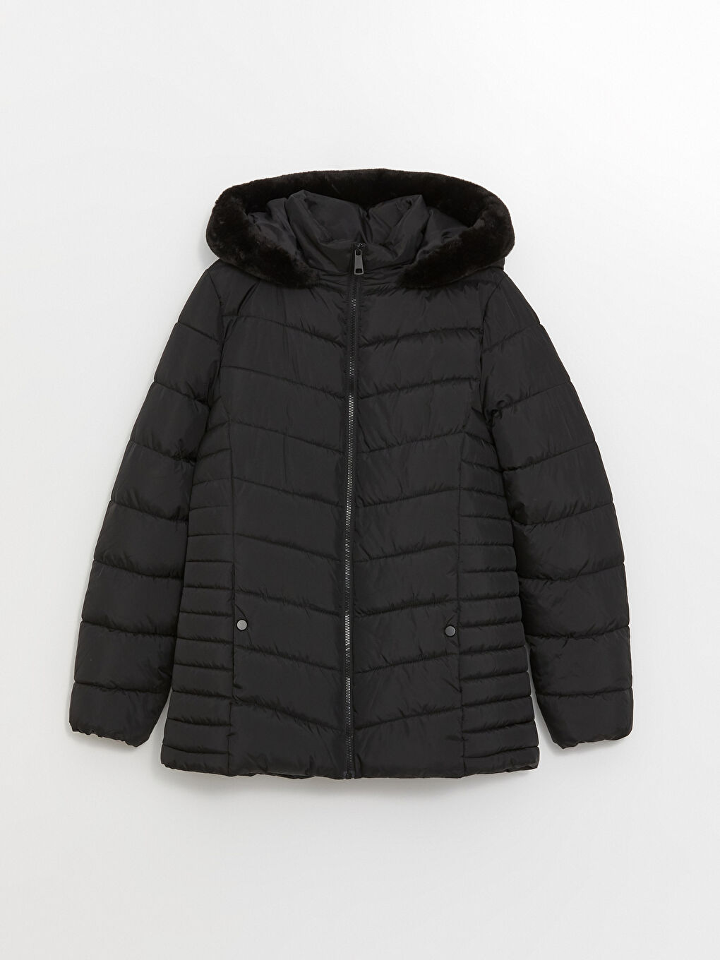 Ženska Puffer Jakna sa Kapuljačom-6