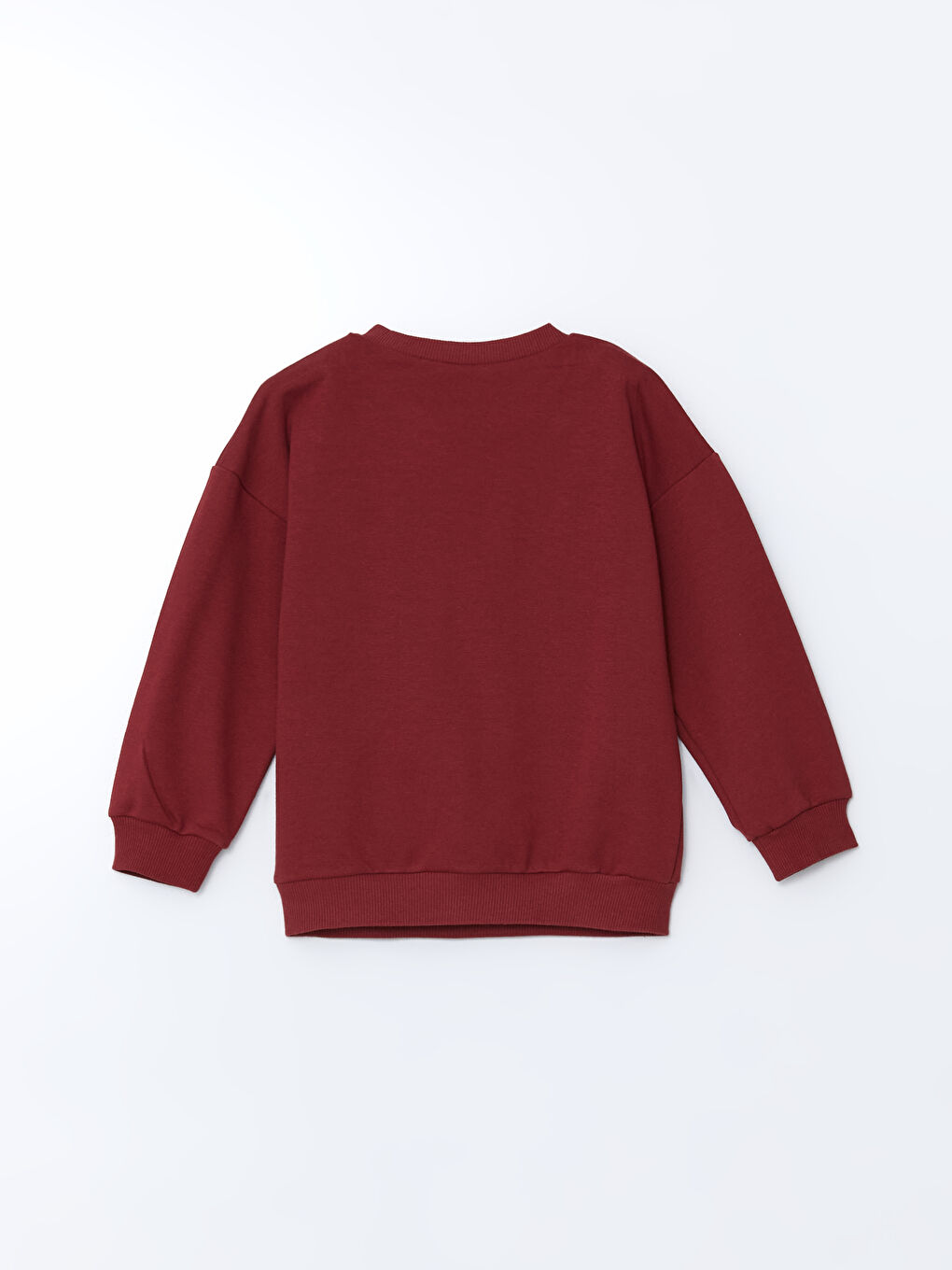 LCW Kids Bordo Bisiklet Yaka Baskılı Erkek Çocuk Sweatshirt ve Eşofman Alt 2'li - 3