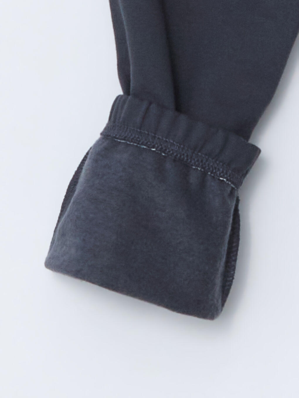 Gri Bisiklet Yaka Erkek Çocuk Eşofman Takımı-5