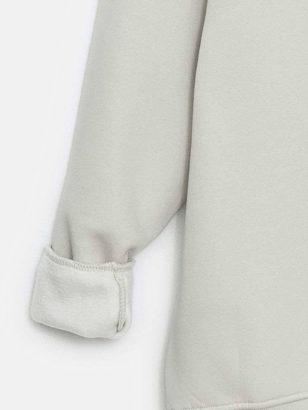LCW Vision Bej Polo Yaka Uzun Kollu Erkek Sweatshirt - 6