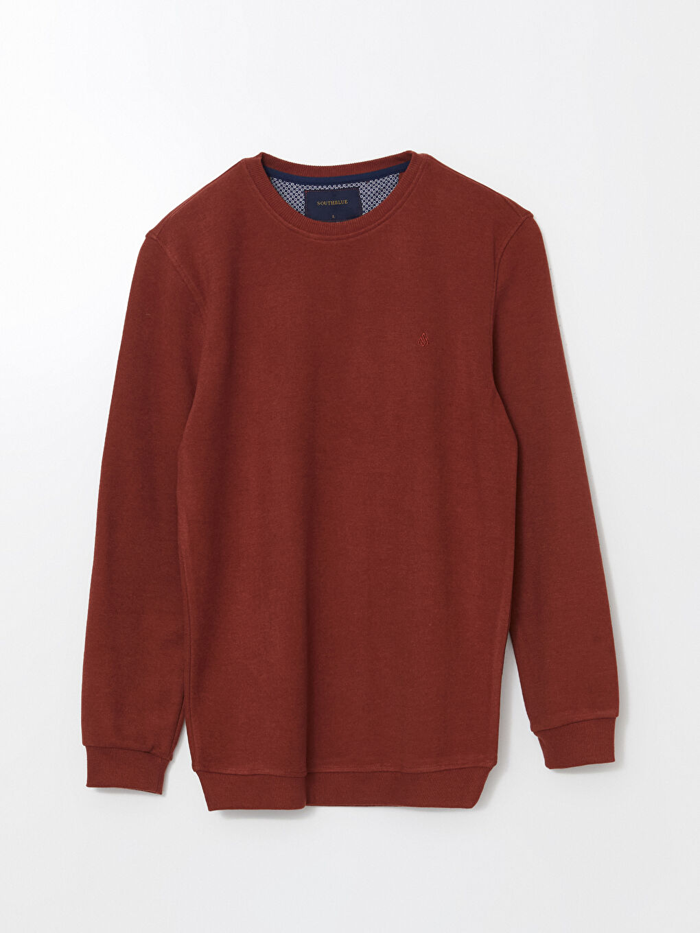 Crew Neck Long Sleeve Men's Sweatshirt -W4M290Z8-EEB
