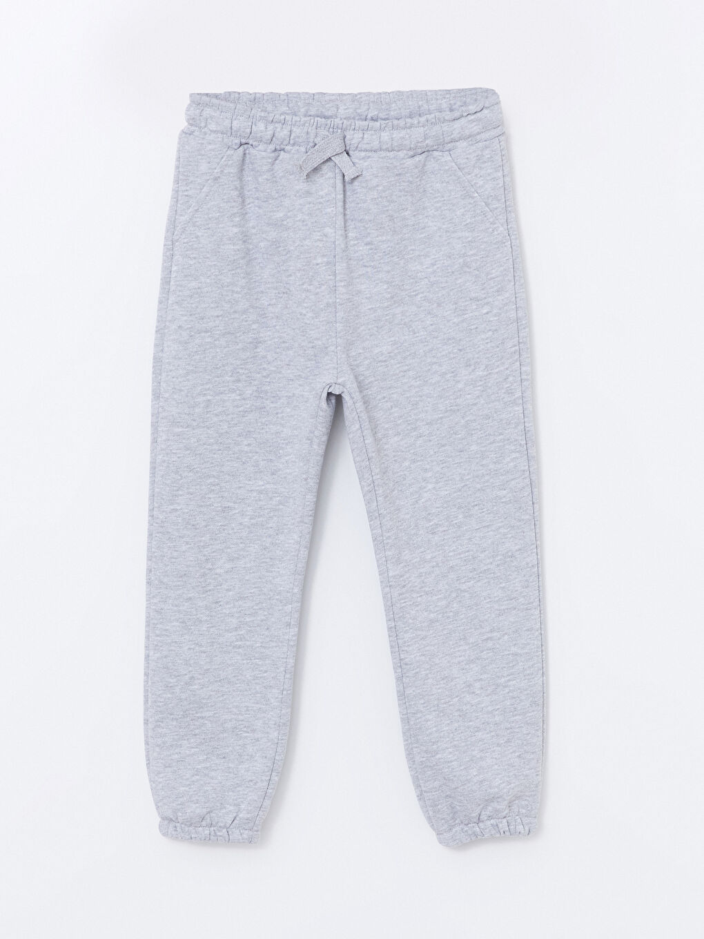 Elasticated Waist Basic Thick Boys' Jogger Sweatpants-2