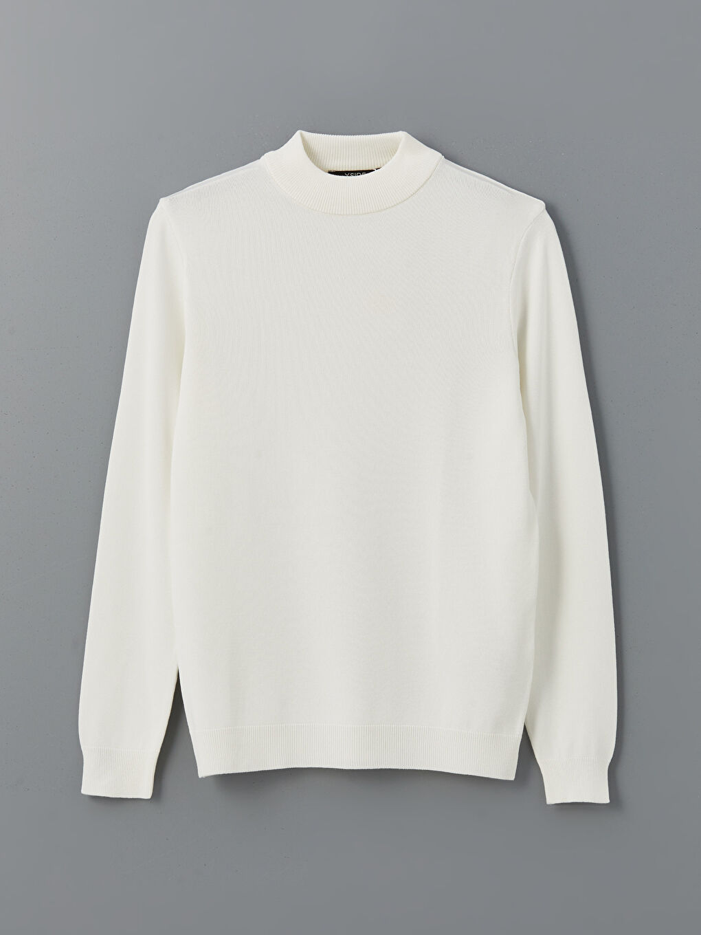 Half Turtleneck Long Sleeve Men's Tricot Sweater -W4M320Z8-FDU