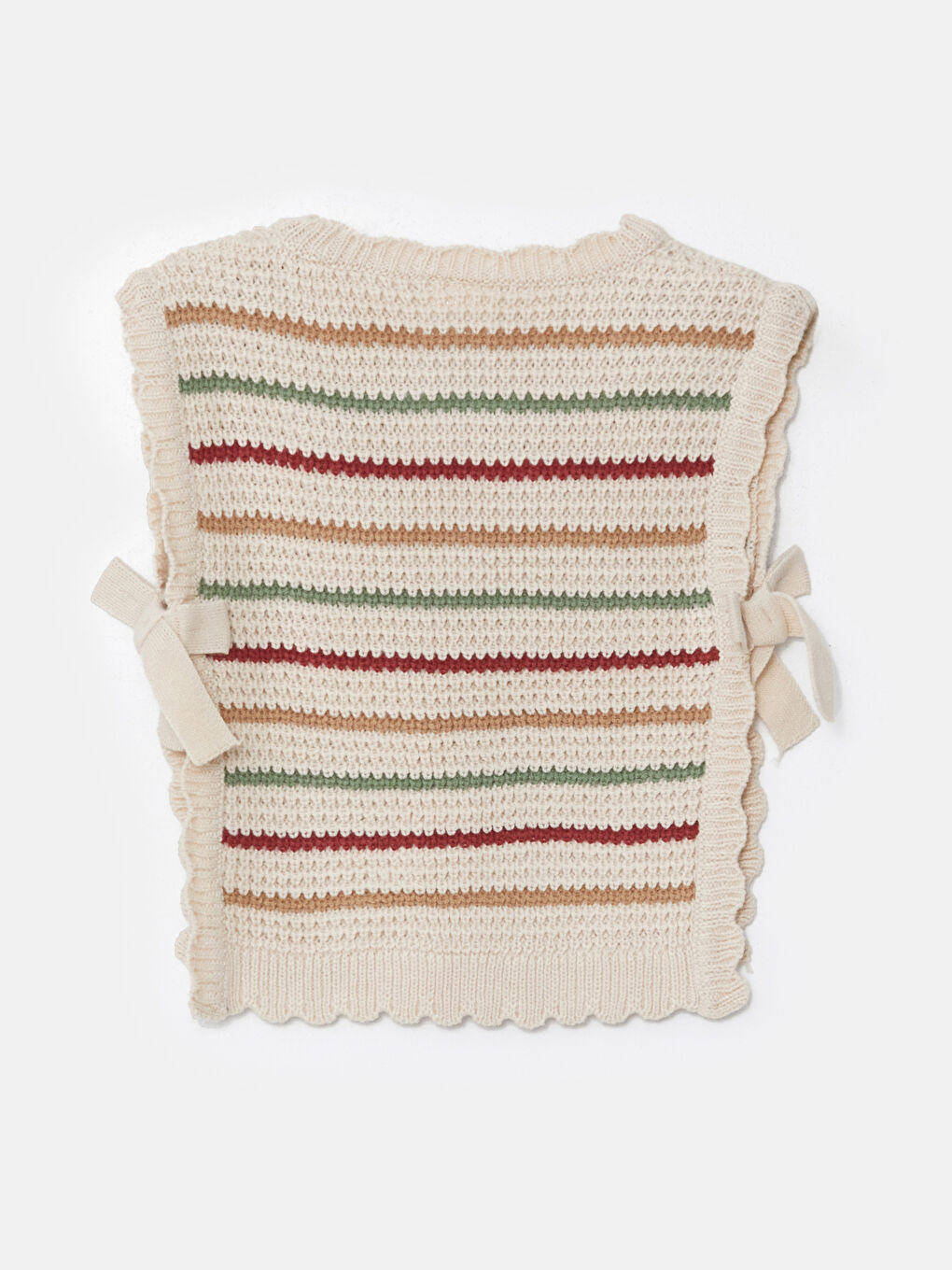 LCW Kids Crew Neck Girls' Knitwear Sweater Vest -W5AB87Z1-P8J
