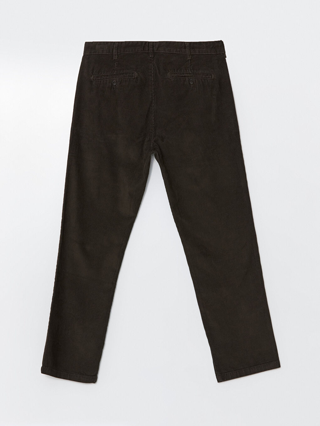 Haki Bol Kalıp Kadife Erkek Pantolon-9