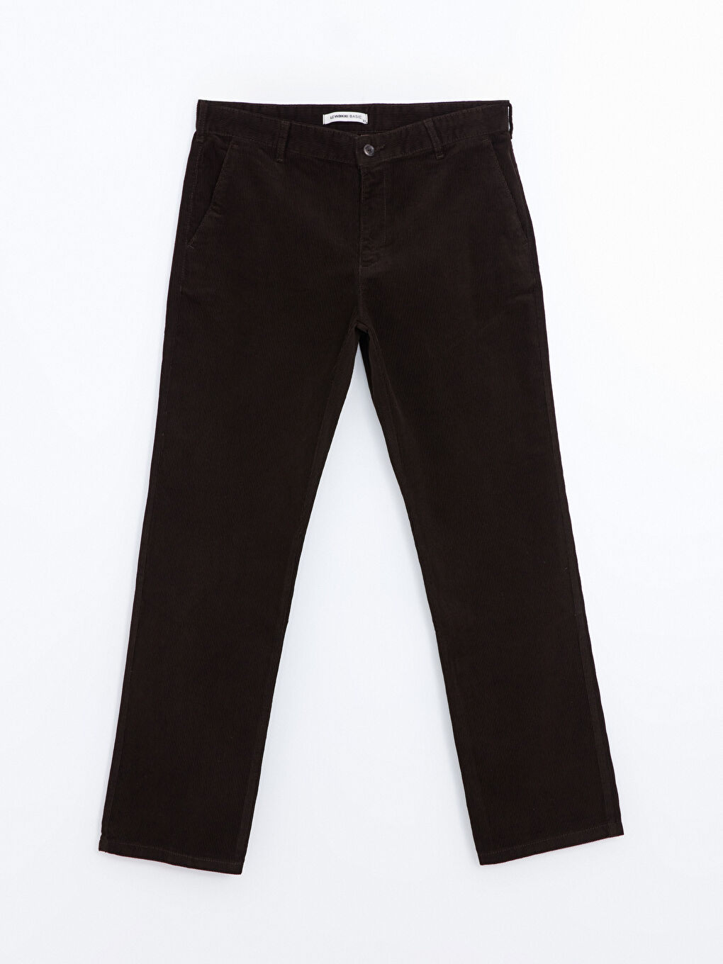 Loose Fit Velvet Men's Trousers-9
