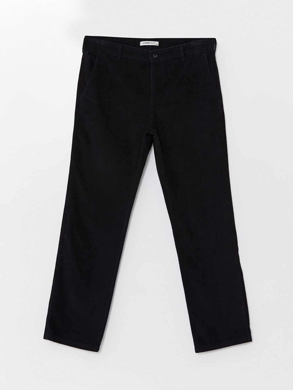 Lacivert Bol Kalıp Kadife Erkek Pantolon-4