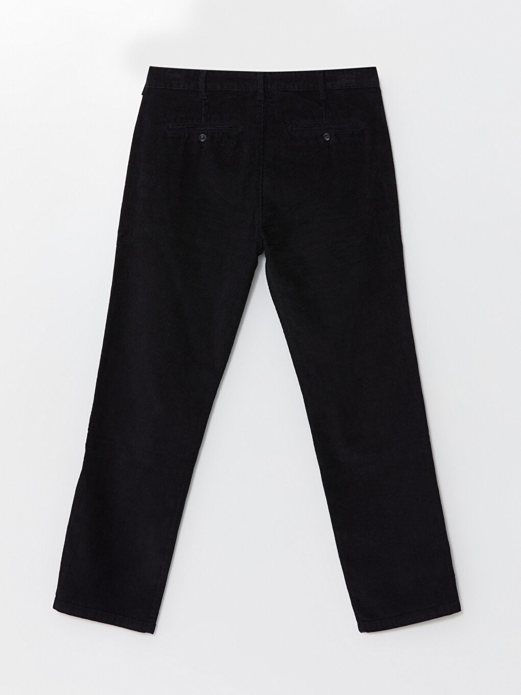 Lacivert Bol Kalıp Kadife Erkek Pantolon-5