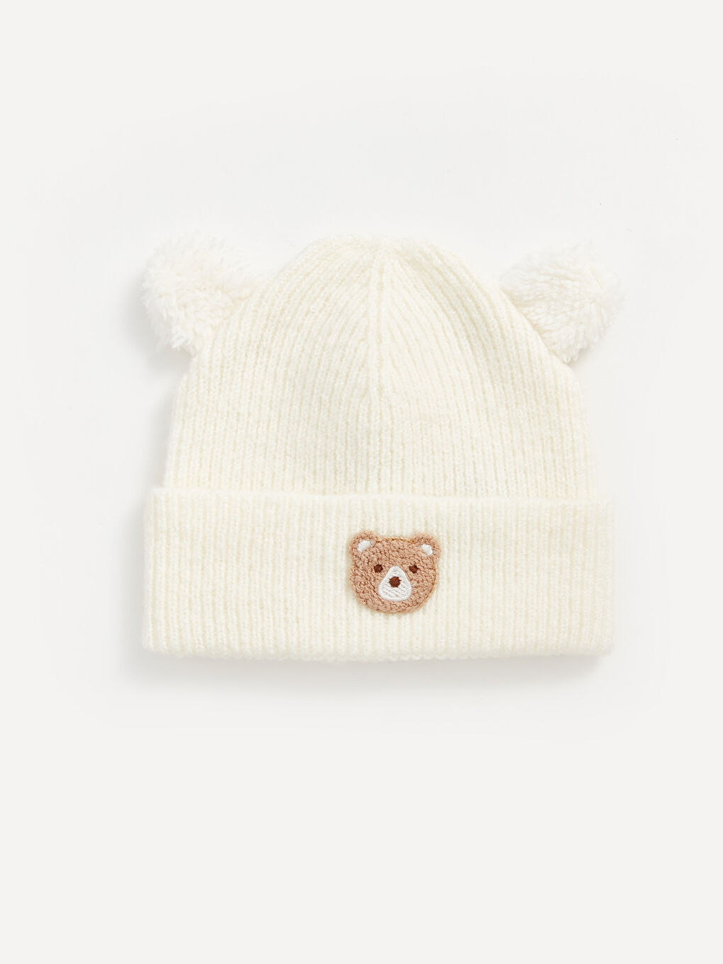 Teddy Bear Embroidered Girl's Beret-1