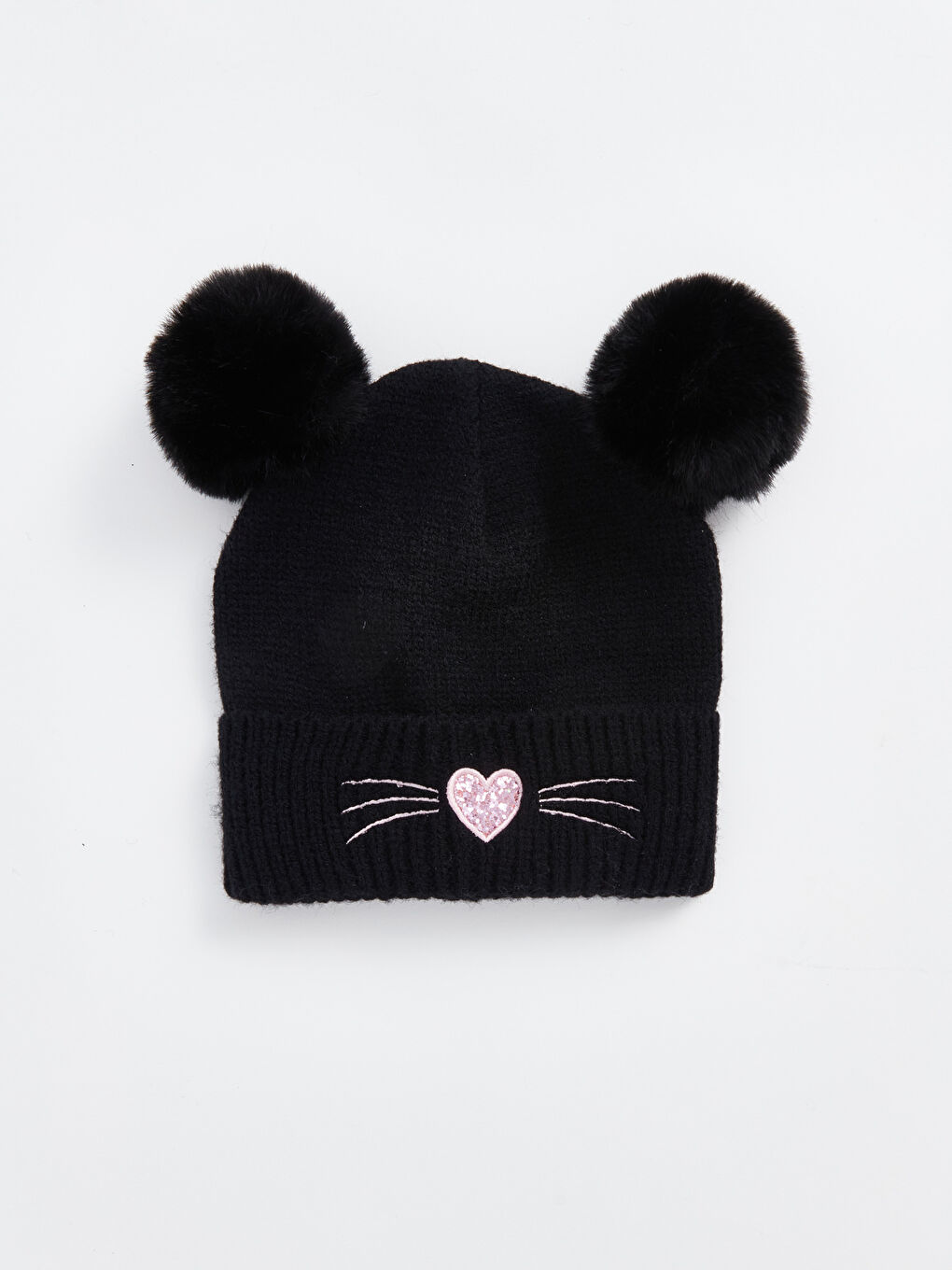LCW ACCESSORIES Heart Embroidered Girls' Beanie -W5AD96Z4-HUC