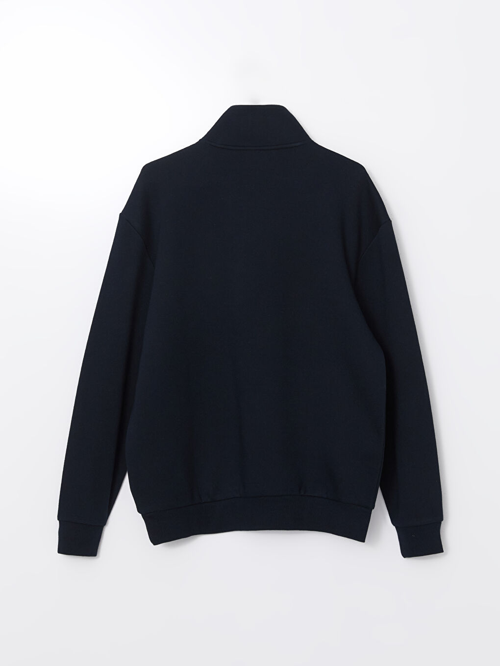 LCW Vision Lacivert Dik Yaka Uzun Kollu Baskılı Erkek Sweatshirt - 5