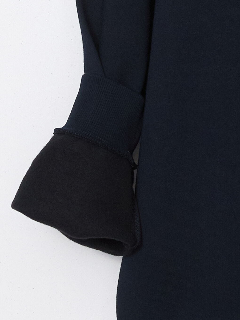 LCW Vision Lacivert Dik Yaka Uzun Kollu Baskılı Erkek Sweatshirt - 6