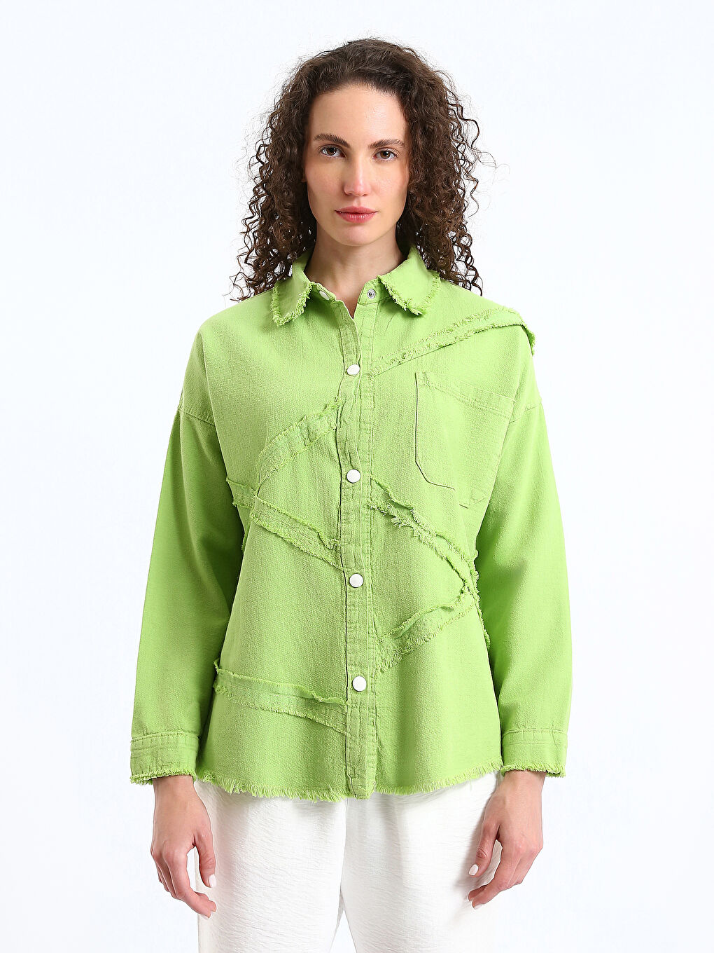 Plain Long Sleeve Women's Shirt