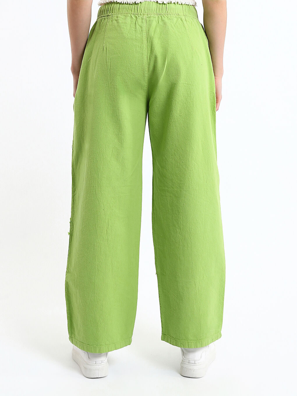 Elasticated Waist Women's Trousers-4