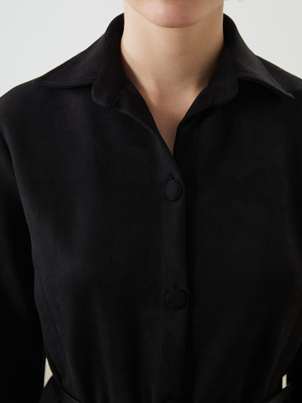 Tunique en Chemise en Suède pour Femmes-2