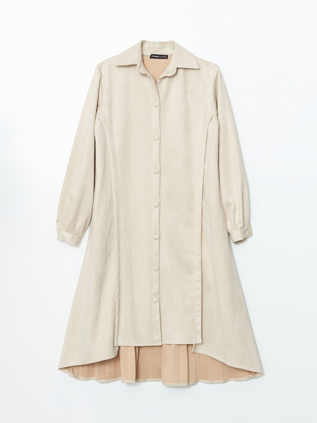 Suede Women's Shirt Tunic -W4M359Z8-FEW