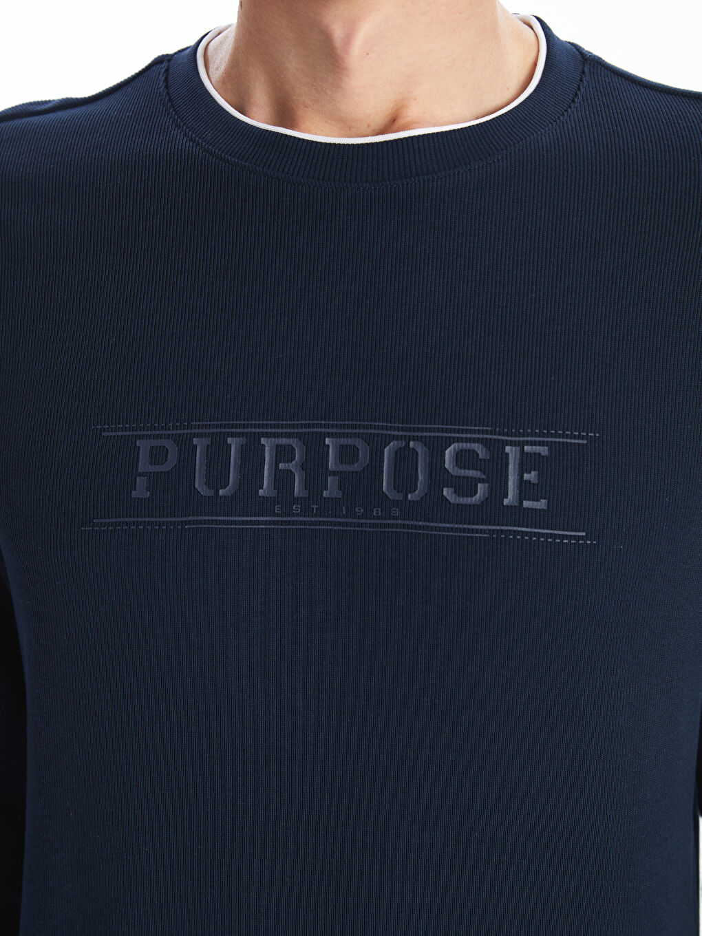 Crew Neck Long Sleeve Printed Men's Sweatshirt-2