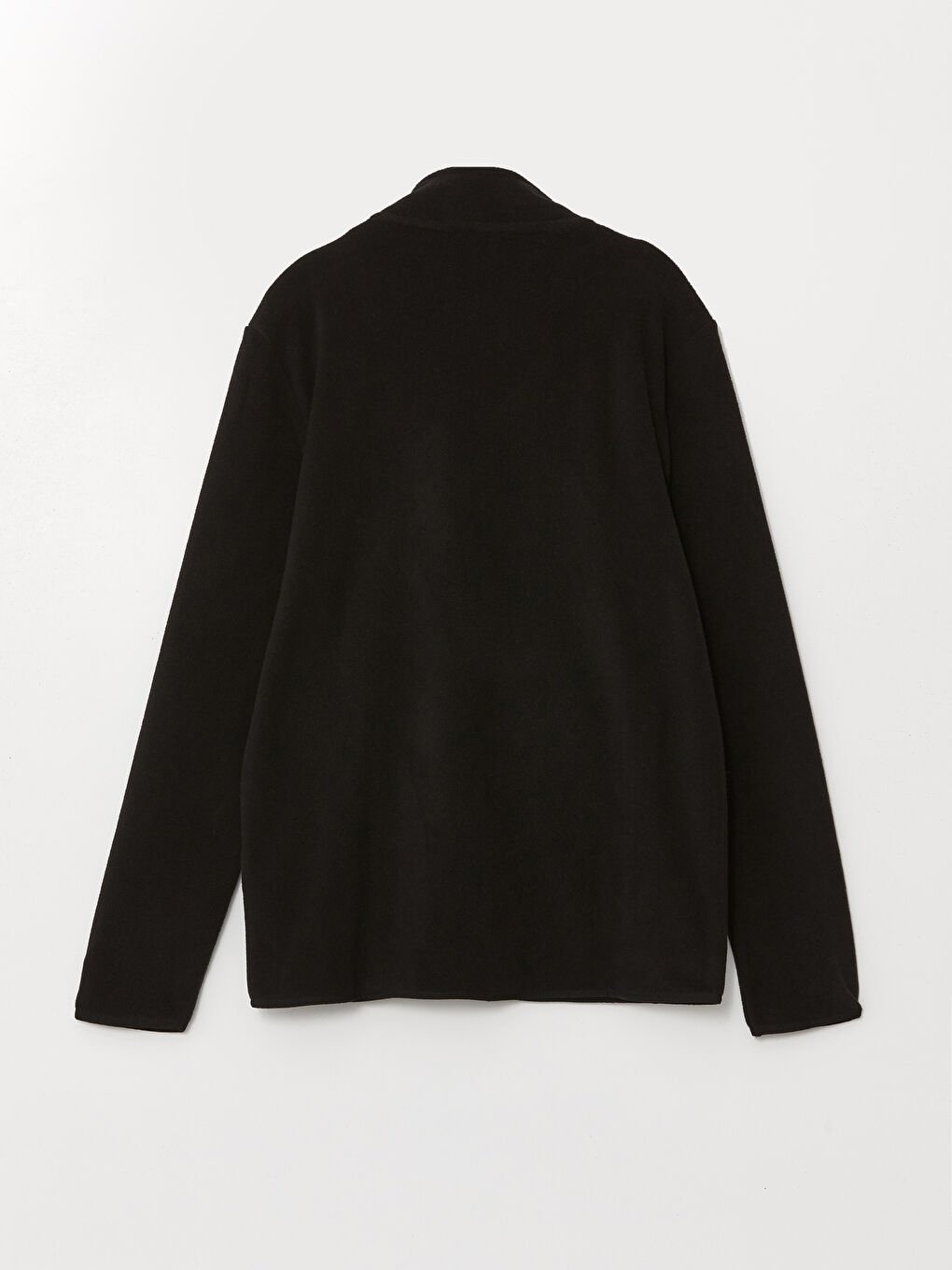 Standing Collar Long Sleeve Polar Men's Zippered Sweatshirt-9